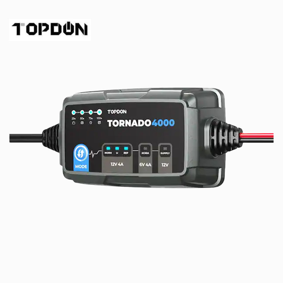 TOPDON TORNADO 4000C - 4A Smart Battery Charger