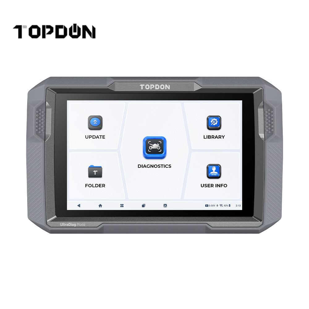 TOPDON UltraDiag Moto 8" Wireless Motorcycle and Powersports Diagnostic Scanner