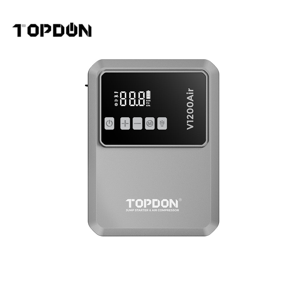TOPDON V2200Air 2-in-1 2200A Peak Jump Starter and Tire Inflator