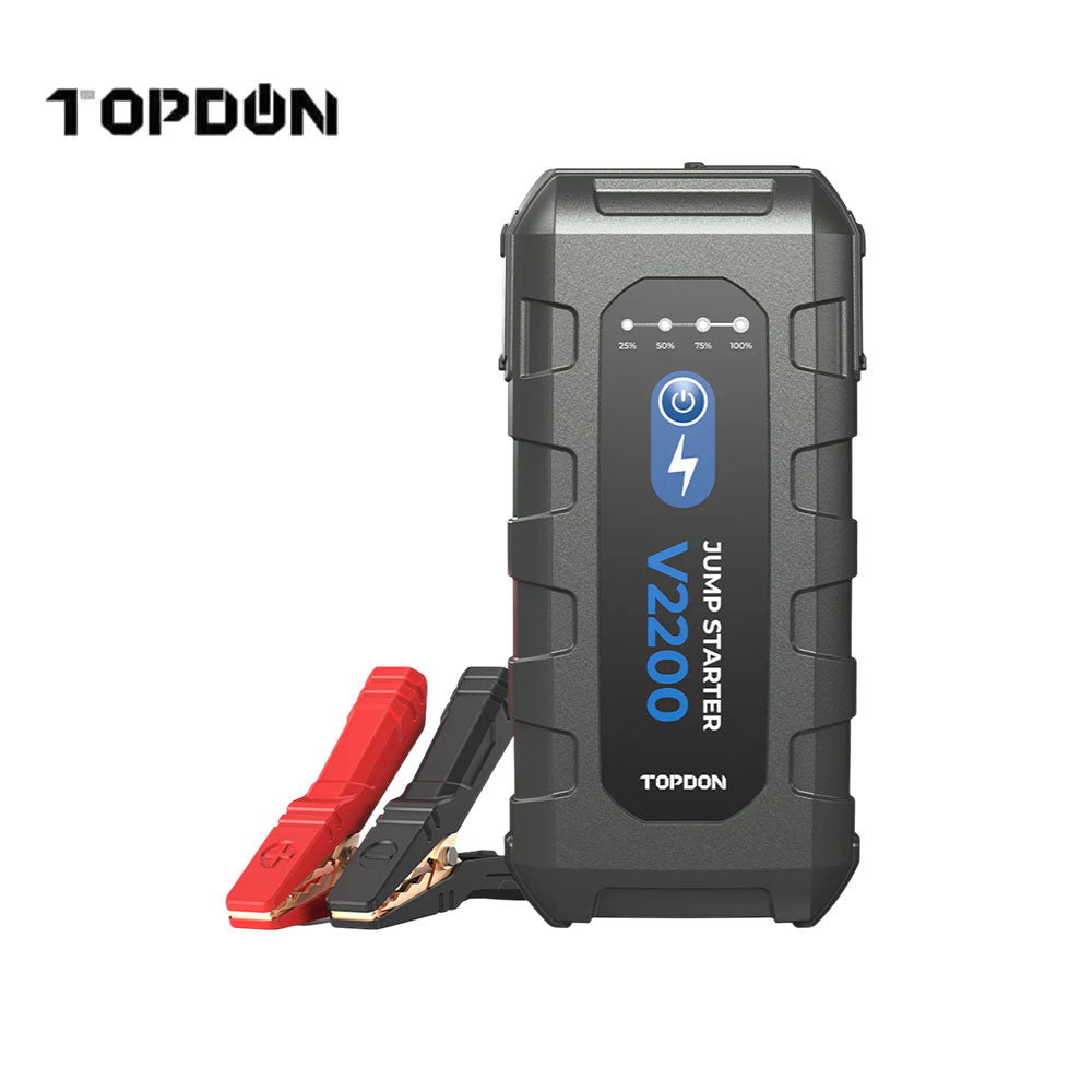 TOPDON V2200 Peak Amp Jump Starter, Power Bank and Flashlight