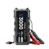 TOPDON V3000 3000A Peak Battery Jump Starter and Power Bank with Flashlight