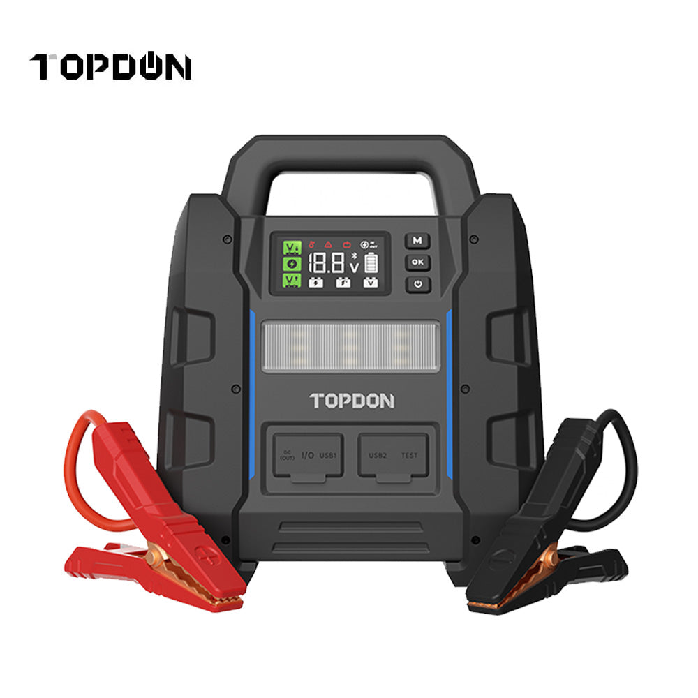 TOPDON V4500 Plus 2-in-1 4500 Peak Amp Jump Starter and Battery