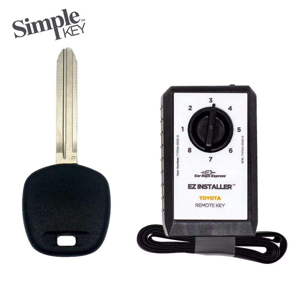 Simple Key Toyota Transponder Key TOTR-E0Z0SK and EZ Installer