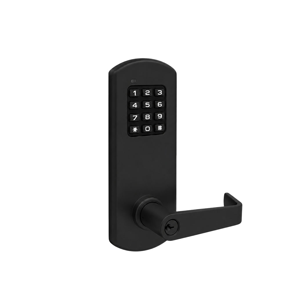 TownSteel - XCE2010 - Electronic Push Button Rigid Lever Set with 2-3/4 Inch Backset