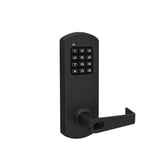 TownSteel - XCE2010 - Electronic Push Button Rigid Lever Set with 2-3/4 Inch Backset