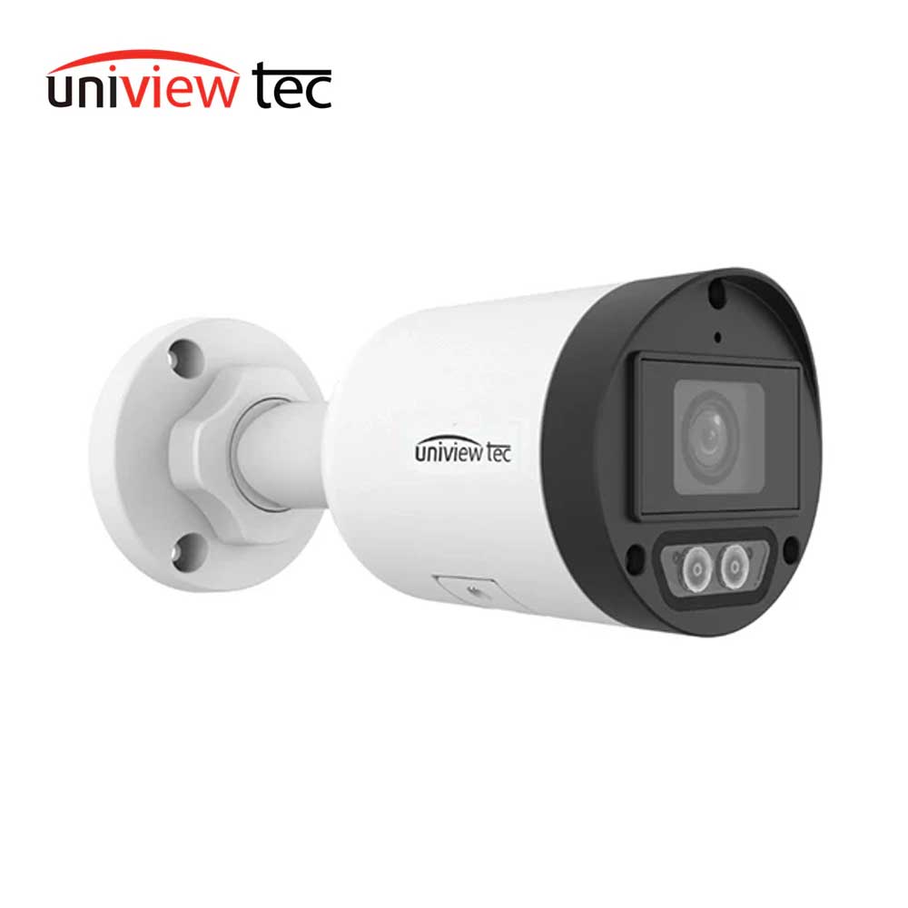 Uniview Tec IPB5EC28X 5MP Easy ColorHunter Bullet Security Camera - IP67 Outdoor PoE CCTV with Smart IR and AI Motion Detection