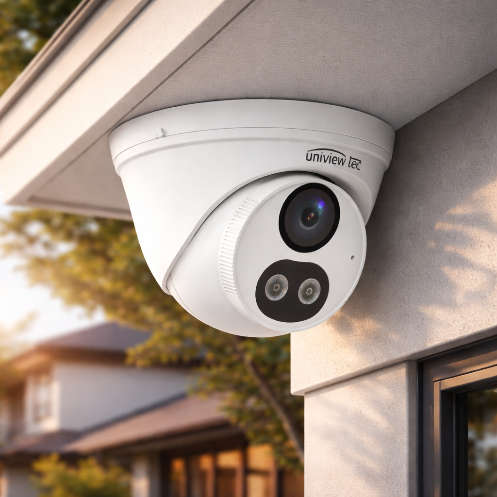 Uniview Technology IPT5EC28X 5MP Intelligent Color Hunter Fixed Turret IP Camera with HLC, WDR and IR Night Vision