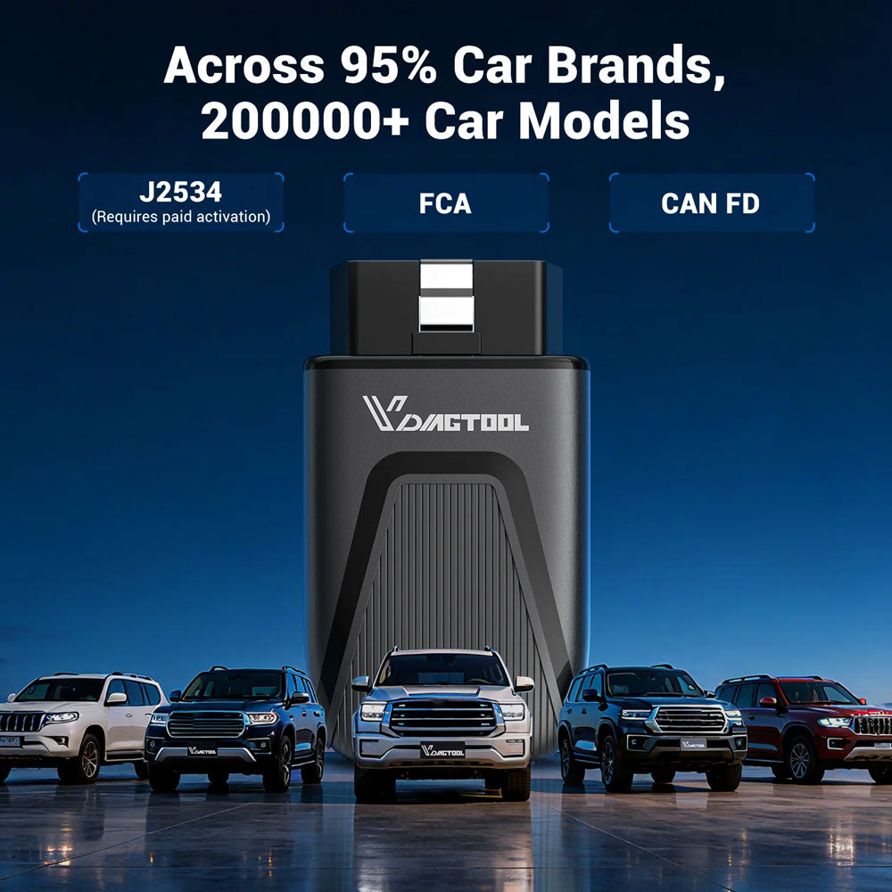 VDIAGTOOL D100 Full System Diagonstic Bluetooth Scanner Tool