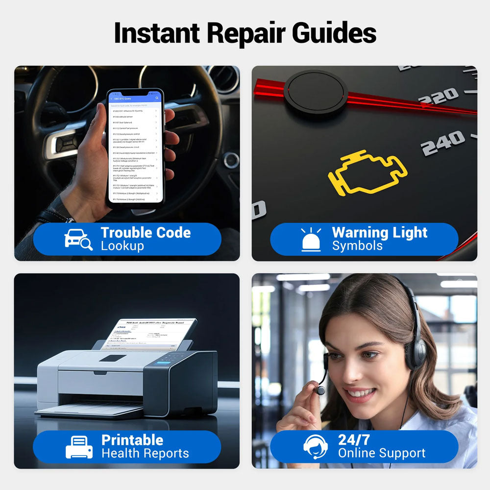 VDIAGTOOL D200 Full System Diagonstic Bluetooth Scanner Tool with 23 Special Functions