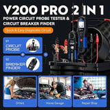 VDIAGTOOL V200 Pro Automotive Power Circuit Probe Tester and Breaker Finder Tool