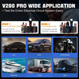 VDIAGTOOL V200 Pro Automotive Power Circuit Probe Tester and Breaker Finder Tool