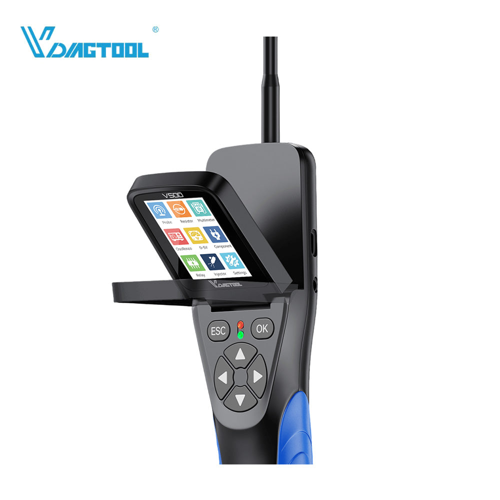 VDIAGTOOL V500 Automotive Power Circuit Tester with Oscilloscope, Multimeter, Injector & Relay Test