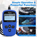 VDIAGTOOL VD10 OBD2 Scanner for Check Engine Light, Live Data, I/M Readiness, Plug & Play Code Reader