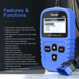 VDIAGTOOL VD10 OBD2 Scanner for Check Engine Light, Live Data, I/M Readiness, Plug & Play Code Reader