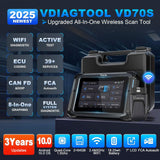 VDIAGTOOL VD70S Bidirectional Scan Tool - All system Diagnostics, 39+ Advanced Maintenance Functions