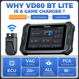 VDIAGTOOL VD80BT Lite Bidirectional Scan Tool with 28+ Maintenance Service Functions & ECU Programming