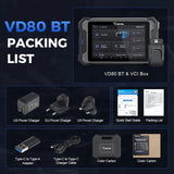 VDIAGTOOL VD80BT Bidirectional Scan Tool with 42+ Maintenance Service Functions &amp; ECU Programming