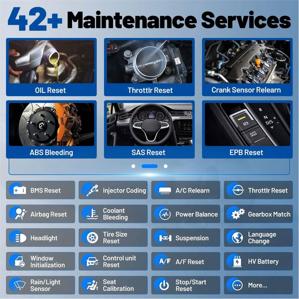 VDIAGTOOL VD80BT Bidirectional Scan Tool with 42+ Maintenance Service Functions &amp; ECU Programming
