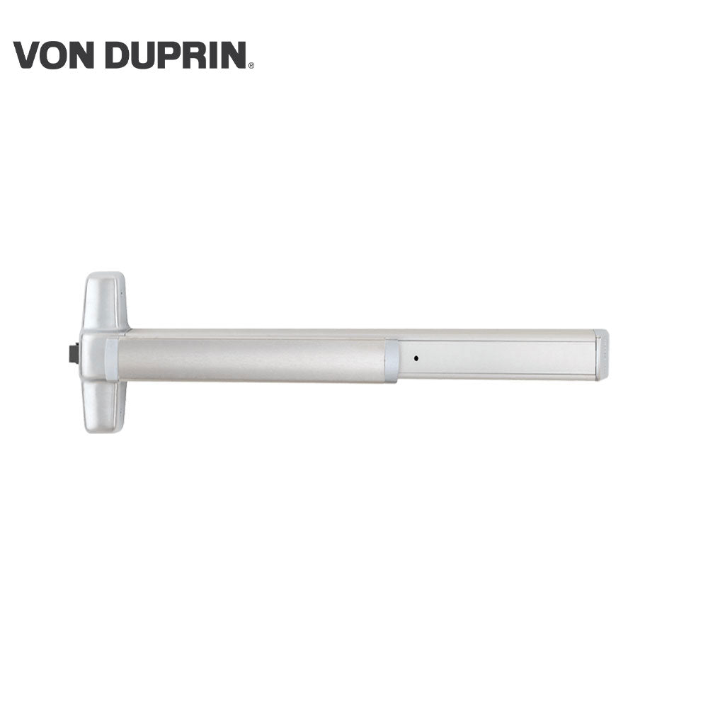 Von Duprin - 98L - Rim Exit Device - 36- Night Latch - 17 Lever -1-1/4 Mortise & Rim - Bright Chrome Finish - Left-Hand Reverse - Grade 1