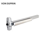 Von Duprin - 99EO-F-3-US28 - Rim Exit Bar - 36 Device - Wide Stile Pushpad - Exit Only - Less Trim - Less Dogging - Satin Aluminum Clear Anodized Finish