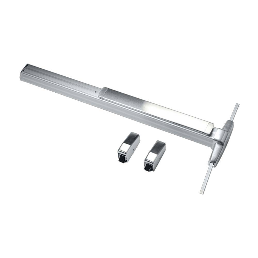 Von Duprin - CD33A27A - Surface Vertical Rod Exit Device with Narrow Stile Pushpad - Exit Only - Less Trim - Cylinder Dogging - Grade 1