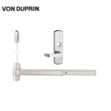 Von Duprin - CD9927 - Grooved Surface Vertical Rod Exit Bar with Wide Stile Pushpad - Classroom Function - 06 Lever - Less Bottom Rod - Cylinder Dogging - Grade 1