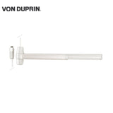 Von Duprin - LD9927 - Grooved Surface Vertical Rod Exit Bar with Wide Stile Pushpad - Exit Only - Less Bottom Rod - Less Dogging - Grade 1