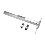 Von Duprin - QEL33A27A - Surface Vertical Rod Exit Device with Narrow Stile Pushpad - Exit Only - Less Trim - Less Dogging - Quiet Electric Latch Retraction - Grade 1