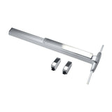 Von Duprin - QEL33A27A - Surface Vertical Rod Exit Device with Narrow Stile Pushpad - Exit Only - Less Trim - Less Dogging - Quiet Electric Latch Retraction - Grade 1