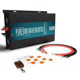 RBP - 3500W Power Inverter 12VDC, 24VDC and 48VDC to 120VAC Pure Sine Wave High Frequency Off Grid Solar Inverter