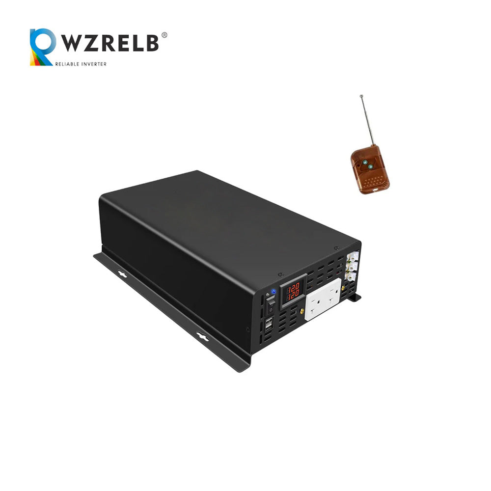 RBU5 - 3000W Power Inverter 12VDC, 24VDC and 48VDC to 120VAC Pure Sine Wave Inverter