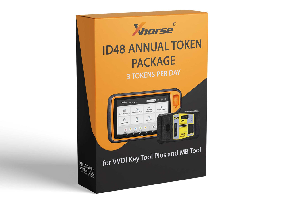Xhorse 96Bit ID48 Clone One Year Package (3 Tokens/Day) for VVDI Key Tool Plus and MB Tool