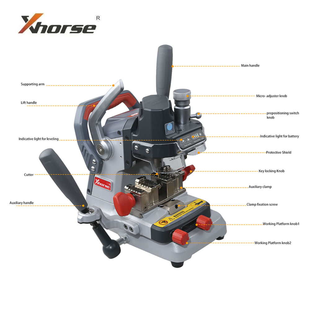 Xhorse Condor Dolphin XP-007 Manual Key Cutting Machine