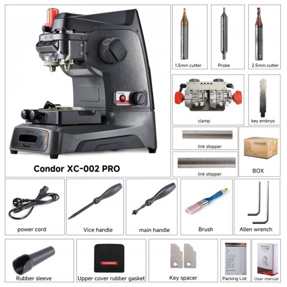 こじこじ Xhorse Condor XC-002 Pro Manually Key Cutting Machine
