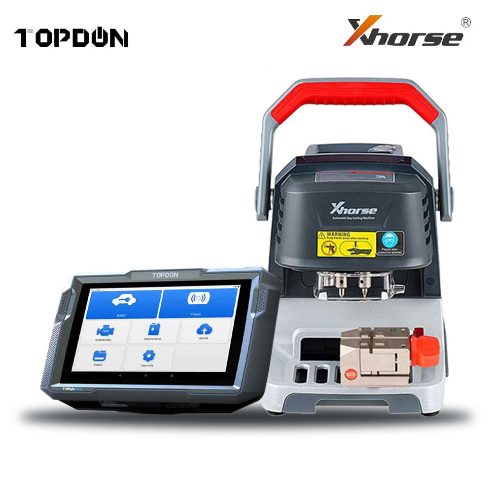 Xhorse Condor Dolphin XP005 Key Cutting Machine and TOPDON T-Ninja