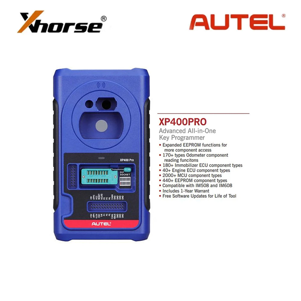 Xhorse XP005L Key Cutting Machine and Autel MaxiIM IM508S Key Programmer Bundle with VVDI Key Tool MAX PRO and XP400 PRO