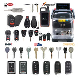Jeep Starter Pack Bundle with Xhorse XP-005L Key Cutting Machine, Remotes and Lishi Tools