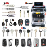 Toyota Starter Pack Bundle with Xhorse XP-005L Key Cutting Machine, Remotes and Lishis