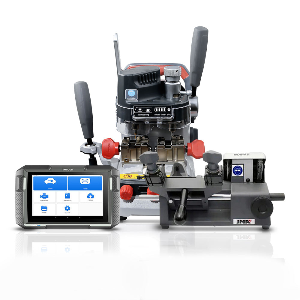 TOPDON T-Ninja Pro Key Programmer with Condor Dolphin XP-007 and JMA NOMAD Key Duplicator Bundle