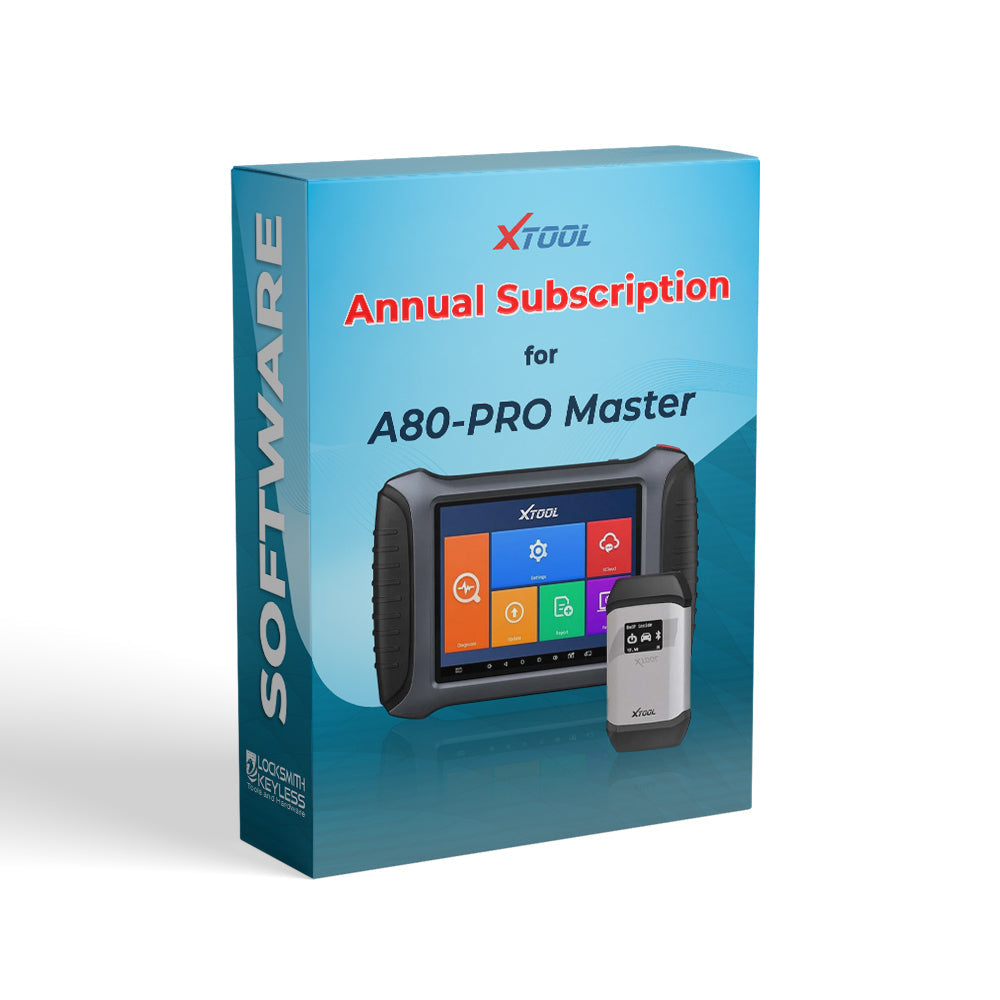 XTOOL 1 Year Subscription for A80 Pro Master Automotive Diagnostic Scan Tool