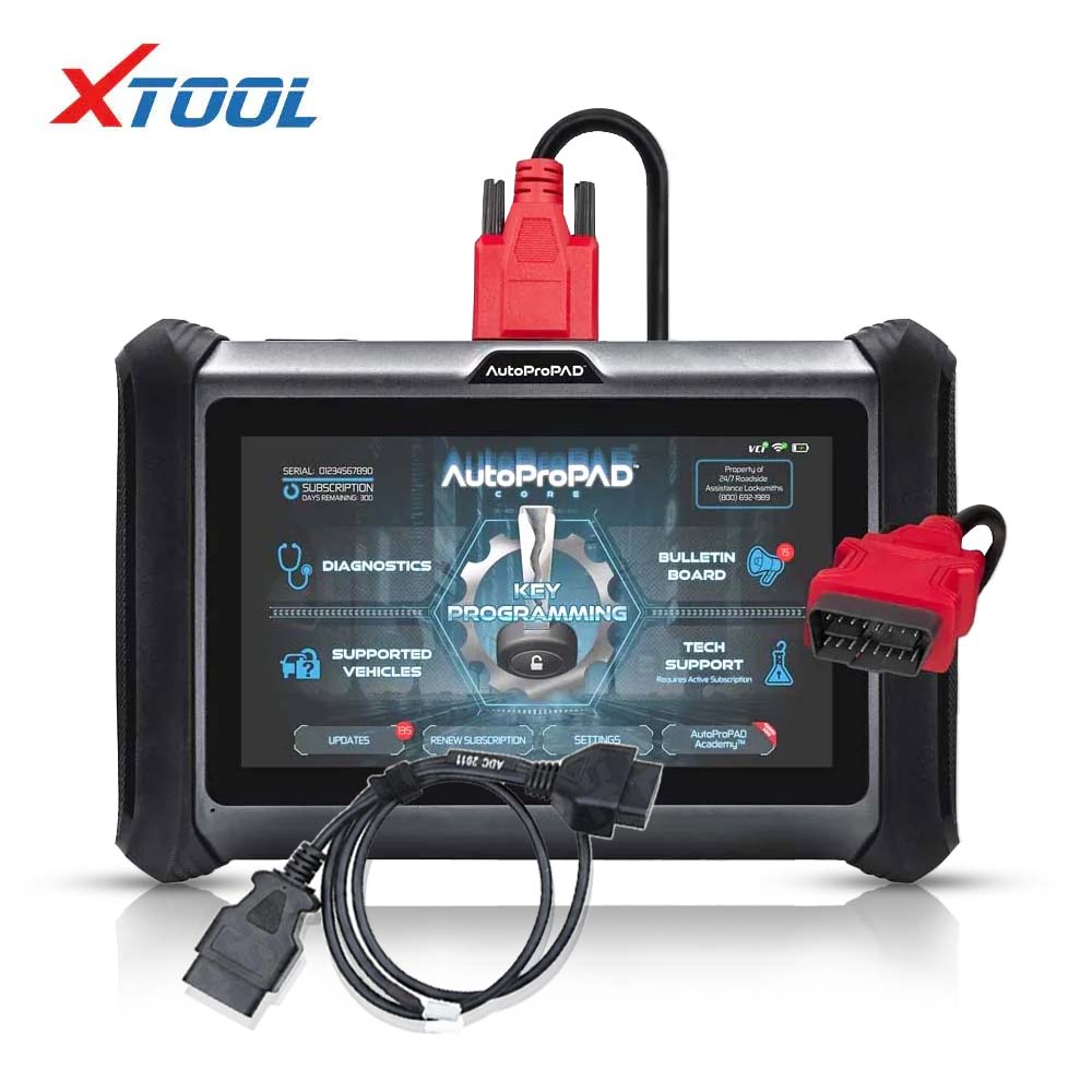 XTOOL AutoProPAD Core Key Programmer with Chrysler 2018 CAN-C