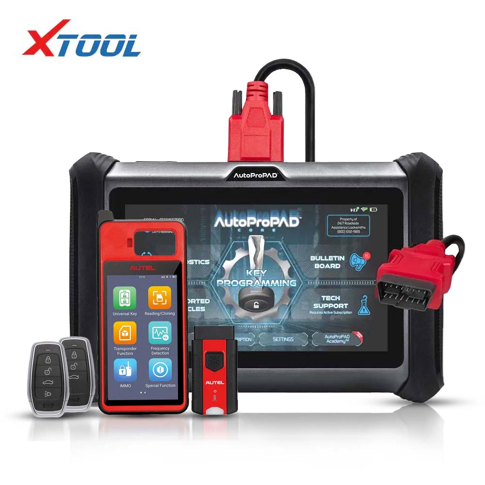 XTOOL AutoProPAD Core Key Programmer with MaxiIM KM100 Universal