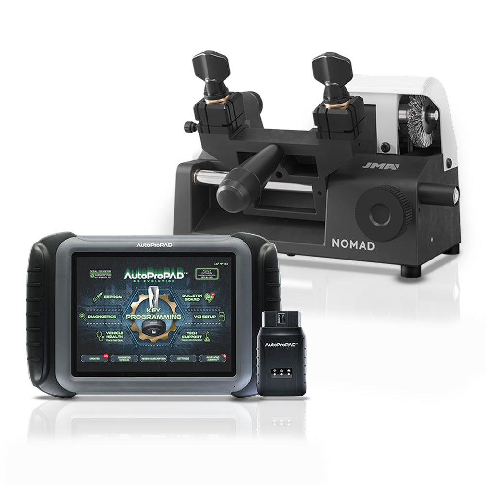 XTOOL AutoProPAD G3 Evolution Key Programmer Bundle with JMA NOMAD Portable Key Duplicator for Automotive Locksmiths