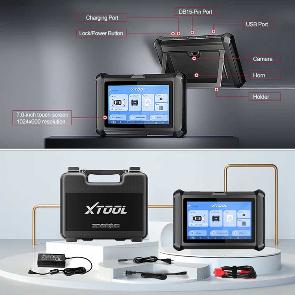 XTOOL - D7S - OBD2 Automotive All System Diagnostic Tool ECU Coding Ke