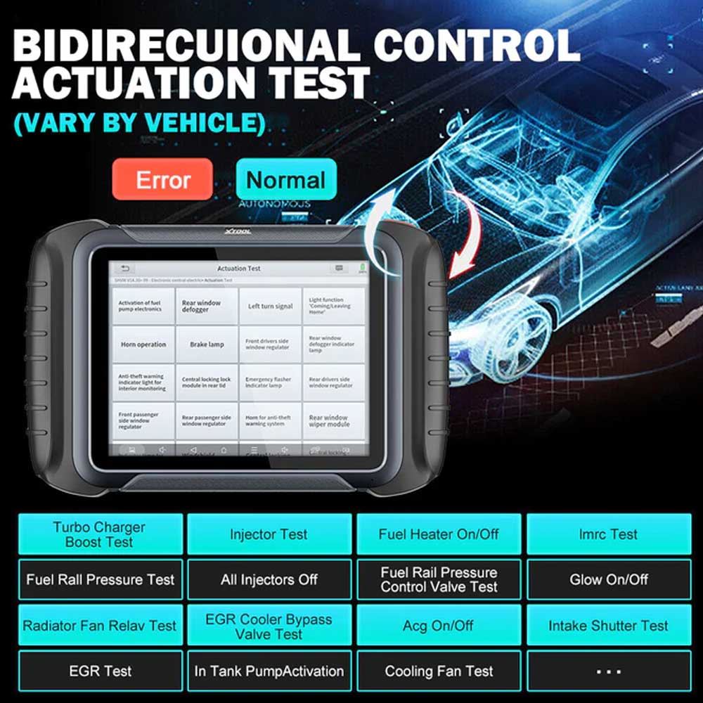 XTOOL - D8W - WIFI OBD2 Car Diagnostic Tools ECU Online Coding - Hidding Flash All System CANFD - DoIP Active Test 38 Reset Free Update