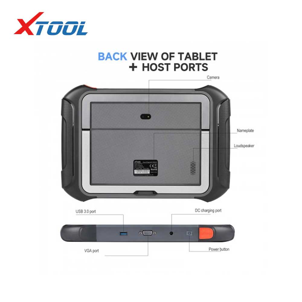XTOOL - D9S PRO - Full System Diagnostic Tool Topology Map - ECU Progr