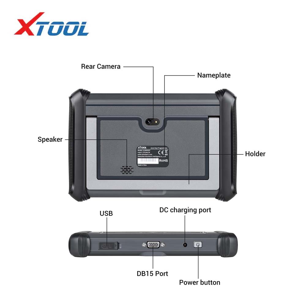 XTOOL - X100 PAD S Key Programming and Recogniton Tool with Built