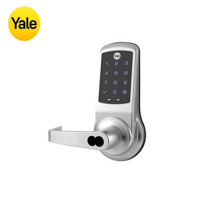 Yale - NexTouch - Commercial Electronic Pushbutton Cylindrical Locks with Keypad Trim - Augusta Lever and 2-3/4
