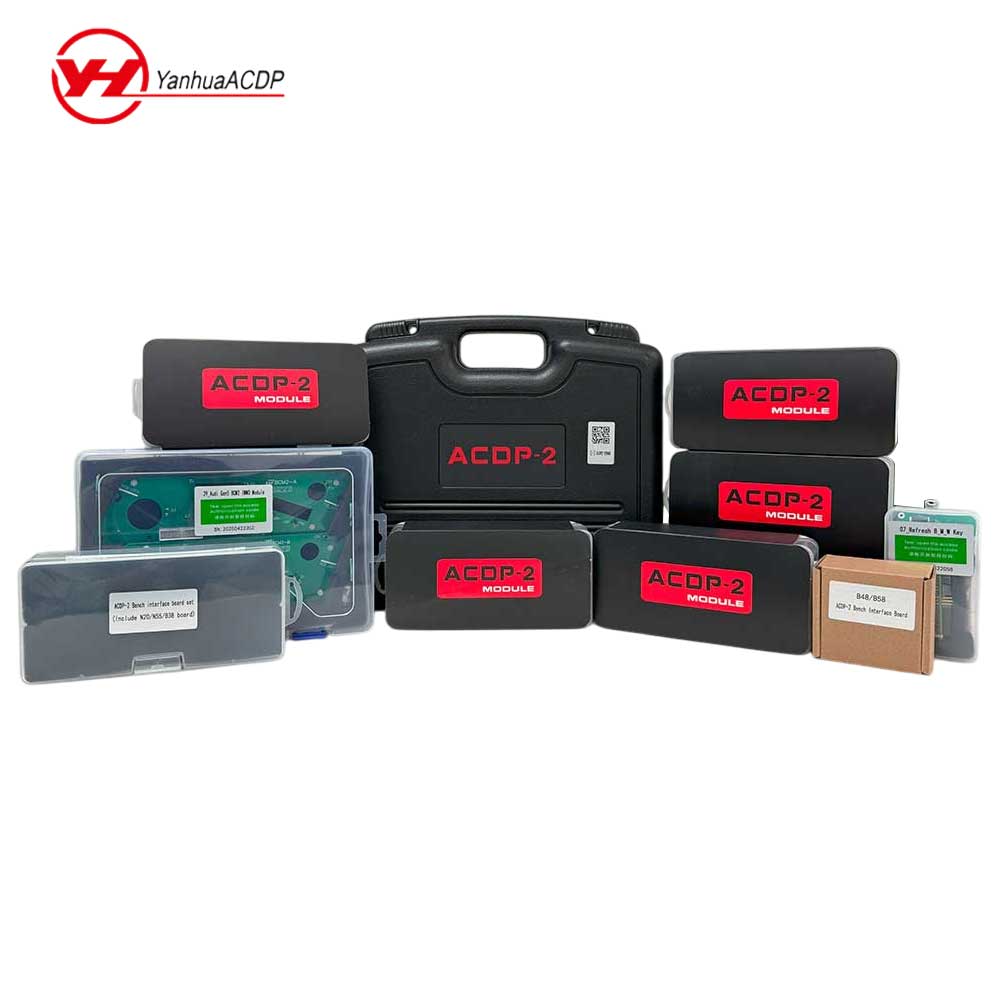 Yanhua ACDP-2 2023 Locksmith Package with Module 1/2/3/7/9/10/12/20/24/29 for BMW Land Rover Porsche Volvo Audi Add Keys and All Key Lost