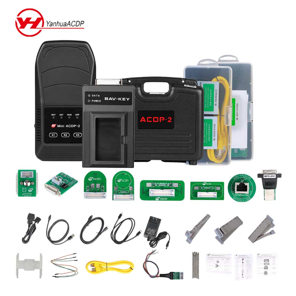 Yanhua ACDP-2 VW/Audi TCU/ODO Mileage Package with Module 21/25/30/33/34 for VW/Audi Gearbox and Cluster Mileage Correction